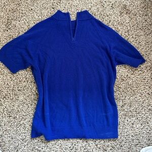 Elegant Blue Women's Top